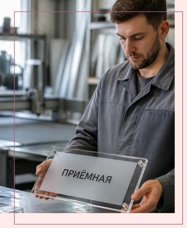 Таблички из оргстекла на заказ в Горячем Ключе от 4030 р. | Аванза-Грч