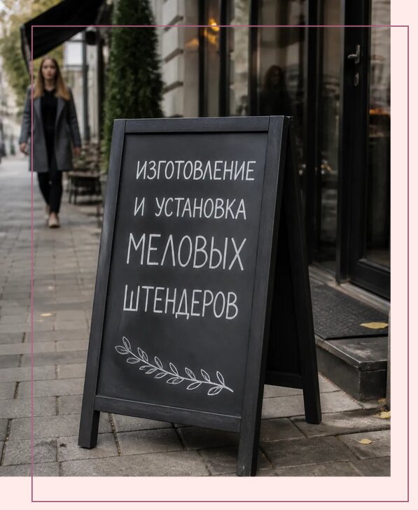 Меловые штендеры в Горячем Ключе по цене от 6716 р. | Аванза-Грч